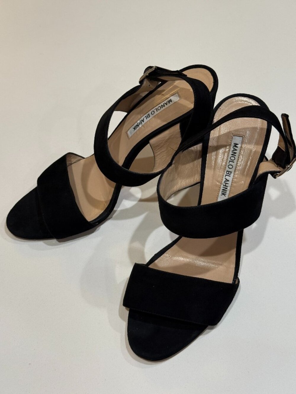 Manolo Blahnik Suede Heels